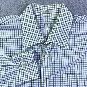Peter Millar‎ Men's Large Checkered Button Down Shirt Long Sleeve Casual Dress
